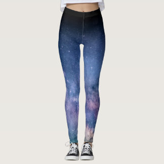 Legging Impressão de Espaço Galáxico