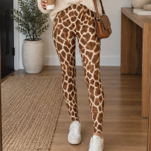 Impressão de Girafa Selvagem