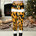 Legging Impressão de Leopardo Amarelo Papai Noel Figurino<br><div class="desc">Leopardo Amarelo Imprimir Papai Noel Figurino Leggings de Natal</div>