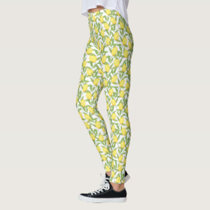 Legging Impressão De Limões