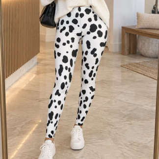 Legging Impressão de Manchas de Dálmata