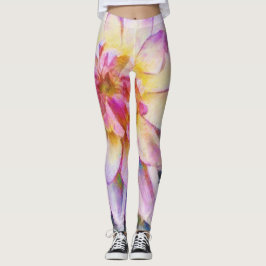 Legging Impressão de Pernas de Água Lily