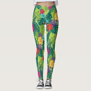 Legging Impressão de Vibes da Ilha