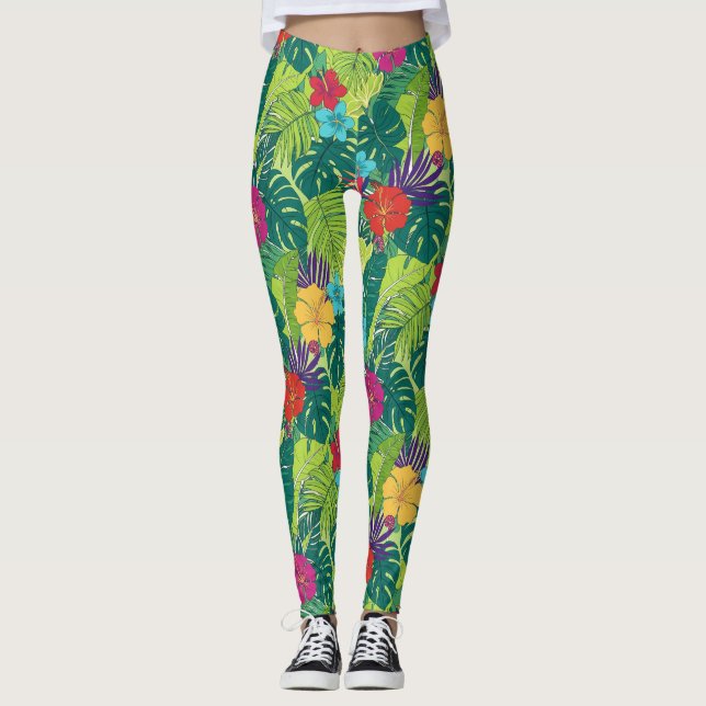 Legging Impressão de Vibes da Ilha (Frente)