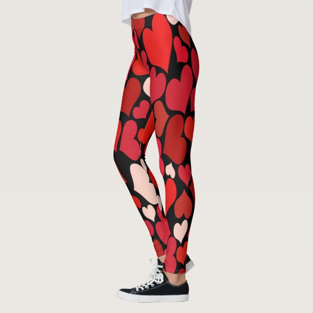 Legging Impressão do coração (Esquerda)