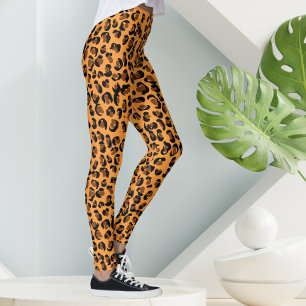 Legging impressão do Leopard Safari