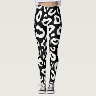 Legging Impressão do leopardo
