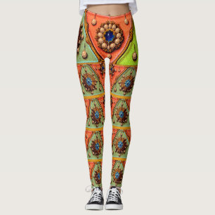 Legging Impressão do Renascimento