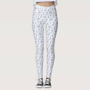 Legging IMPRESSÃO do selo azul NOBCChE