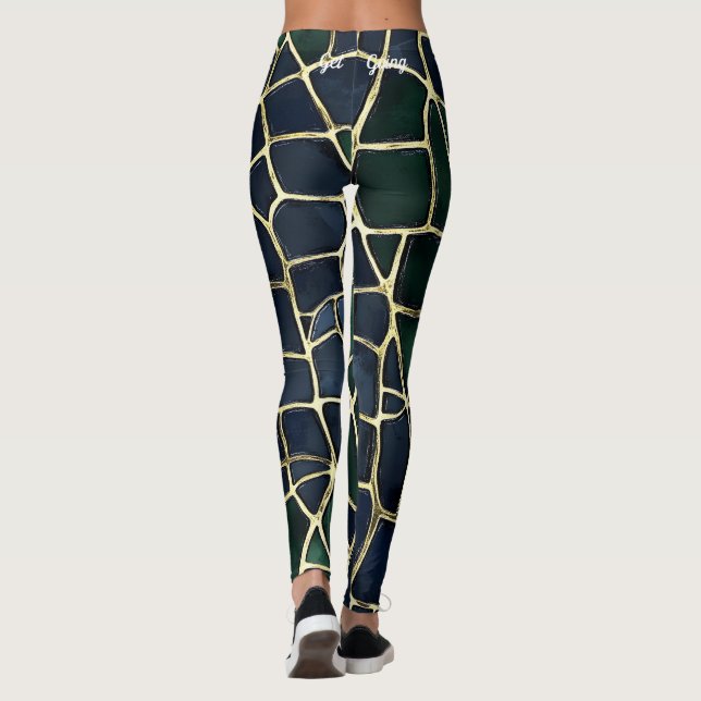 Legging Impressão em animais da Tortoise Shell (Verso)