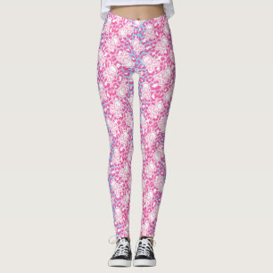 Legging Impressão estética do Gótico Pastel Leopard Jolly 