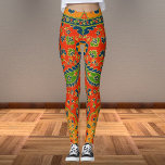 Legging Impressão Floral Persa Decorativo<br><div class="desc">Impressão Floral Persa Decorativo</div>