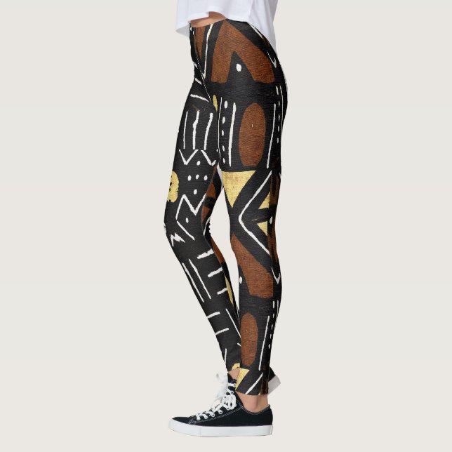 Legging Impressão gráfico afrocêntrico (Esquerda)