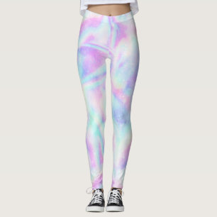 Legging Impressão holográfico da galáxia do unicórnio