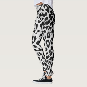Legging Impressão Leopardo de Neve