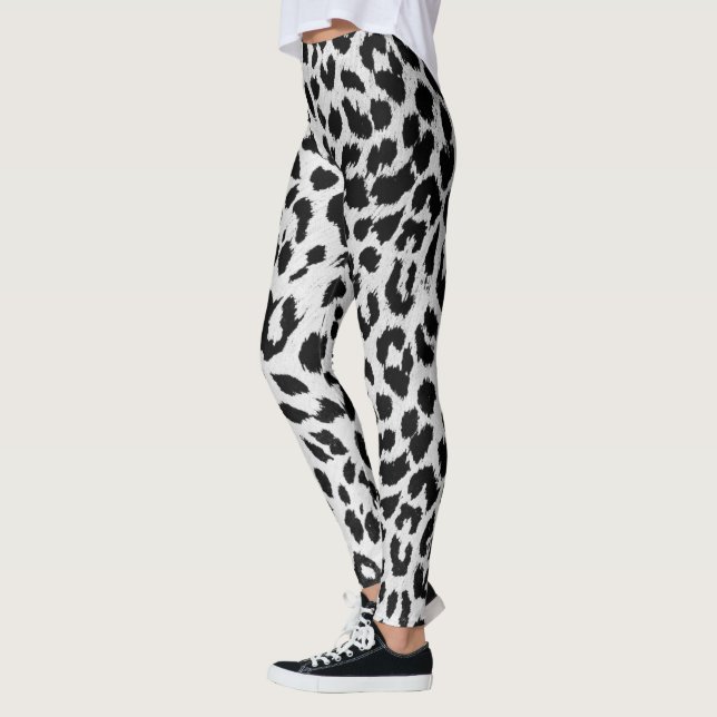 Legging Impressão Leopardo de Neve (Esquerda)