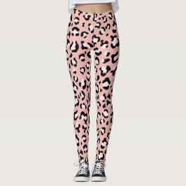 Legging Impressão Leopardo, Manchas Leopardo, Leopardo Ros