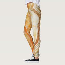 Legging Impressão Marble Brown & Beige