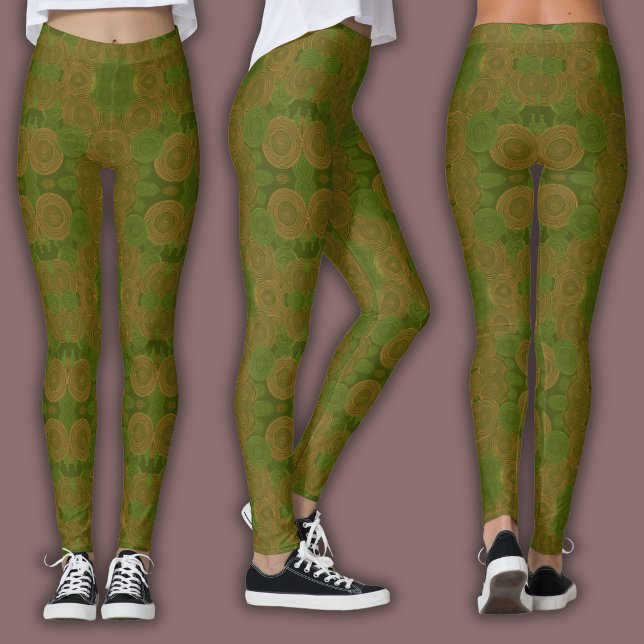 Legging Impressão Retro | Floresta Terrosa (Criador carregado)