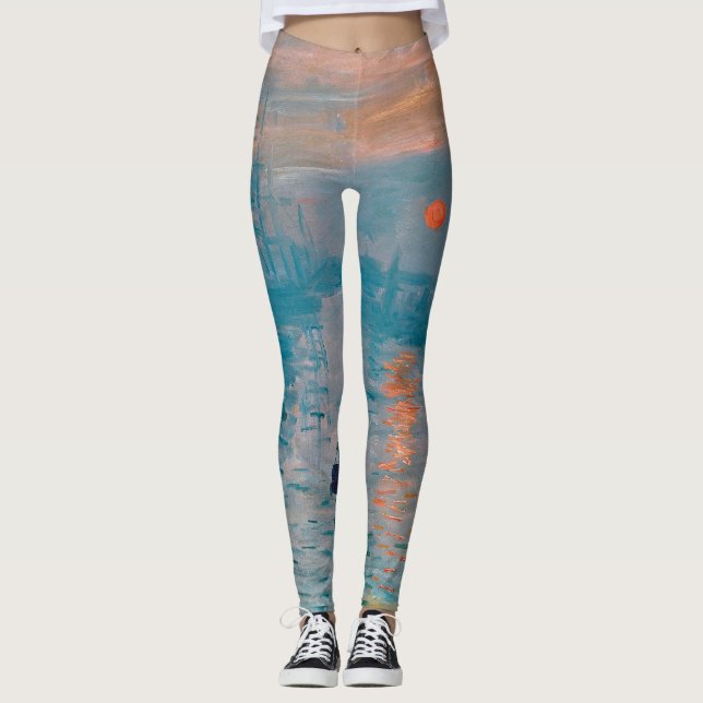 Legging Impressão Sunrise Claude Monet (Frente)
