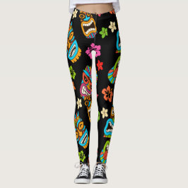 Legging Impressão tropical havaiano