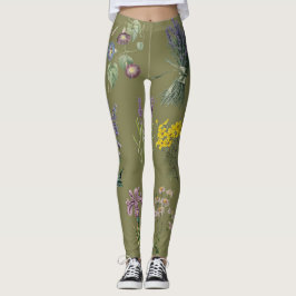 Legging Impressão Vintage Botanical Garden, Nostalgia Gard