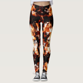 Legging Incêndios eletrificantes de triângulo cintilante l