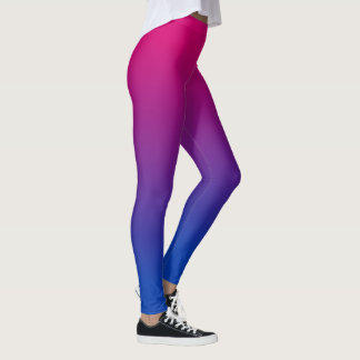 Legging Inclinação bissexual da bandeira