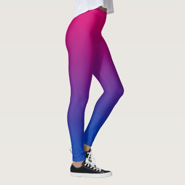 Legging Inclinação bissexual da bandeira (Direita)