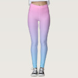 Legging Inclinação rosa pálido e azul Pastel<br><div class="desc">Um inclinação simples contudo lindo de rosa pálido e de azul. Clique "personalizam" o botão para mudar o sentido do inclinação.</div>