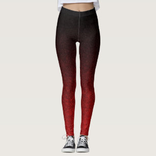 Legging Inclinação vermelho & preto de Falln do brilho