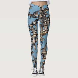 Legging Incrível Patos de inverno no voo