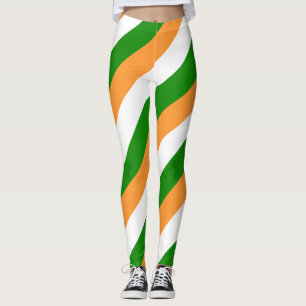 Legging Índia - Cores de Bandeiras Nacionais com Strike Di