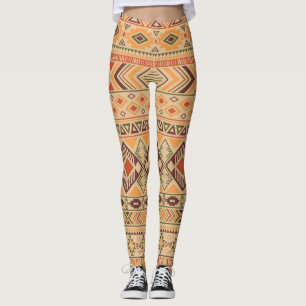 Legging Índio peruano: Tribal Geométrico Sem Olhos