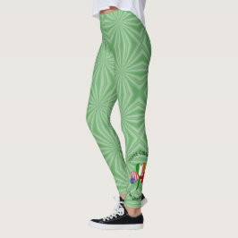 Legging Inglaterra Irlanda EUA Shamrock Flag Personalizado