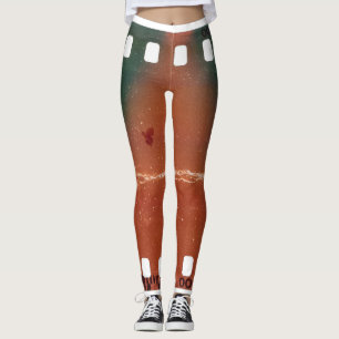 Legging Início da fita de 35 mm, arranhões legal.