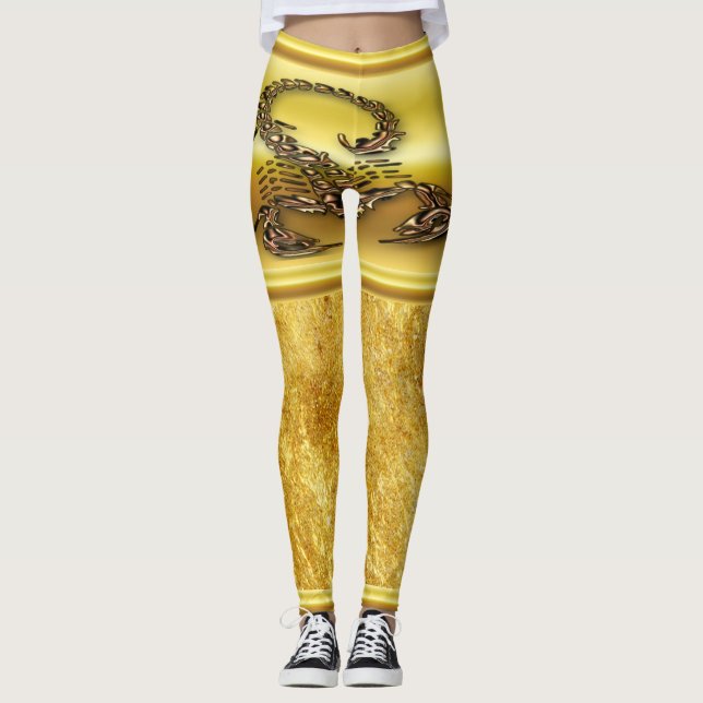 Legging Inseto muito peçonhento venenoso de bronze do (Frente)