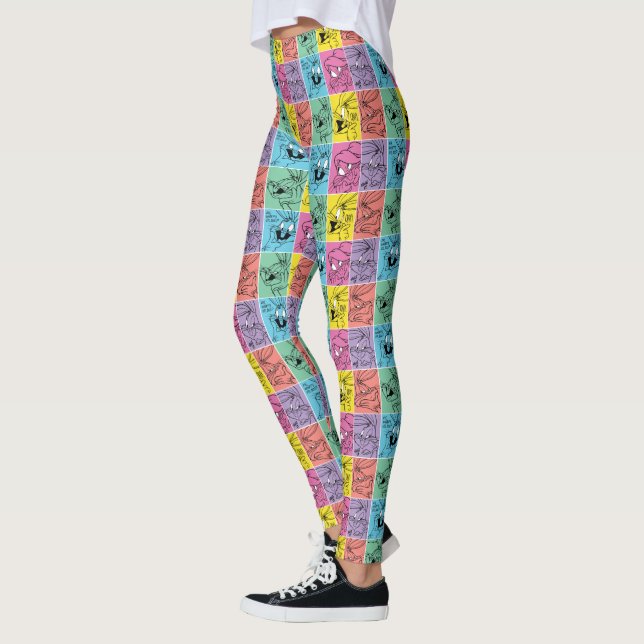 Legging INSETOS - Expressões BUNNY™ Color Block (Esquerda)