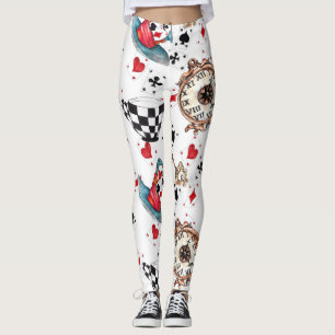 Legging Inspirada Por Alice No País das Maravilhas