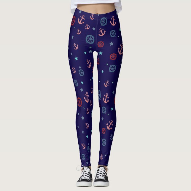 Legging Inspirado no navio (Frente)