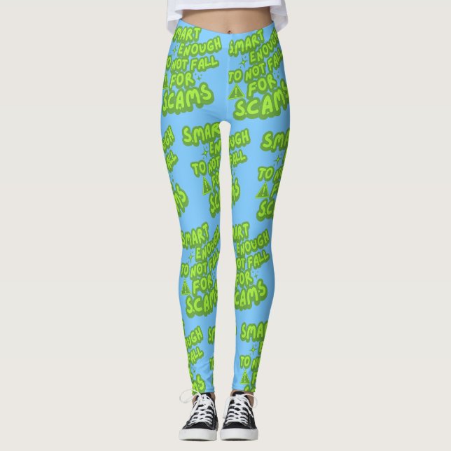 Legging Inteligente o Suficiente para Não Cair em Golpes (Frente)