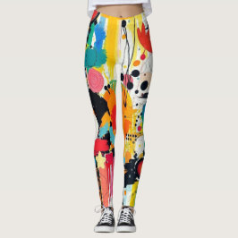 Legging Intermitência de Cores Cinéticas