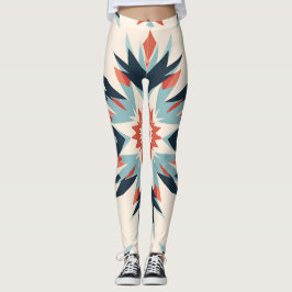 Legging Intrate Floral Ikat Medallion