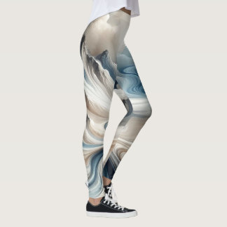 Legging Ioga de Fluxo Congelado