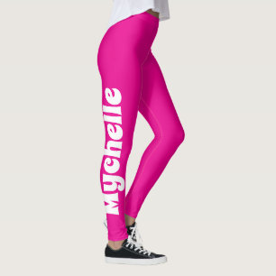 Legging Ioga e pilates personalizados retrorrosados