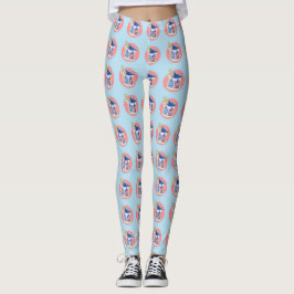 Legging iogurte de morango