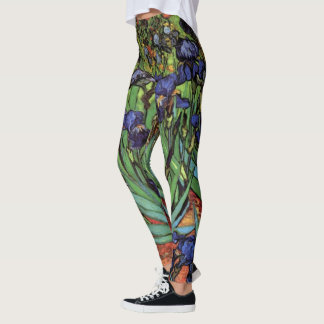 Legging Íris de Vincent van Gogh, Arte de Jardim Vintage