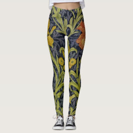 Legging Iris Pattern (por William Morris)