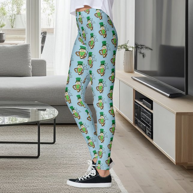 Legging Irish Clovers Owl Green (Criador carregado)