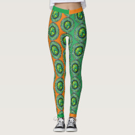 Legging Irish shamrock